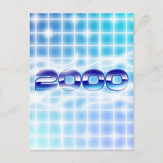 Carte Postale Graphisme année 2000 (Devant)