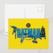 Carte Postale Graphisme Batman Legends Forever (Devant / Derrière)