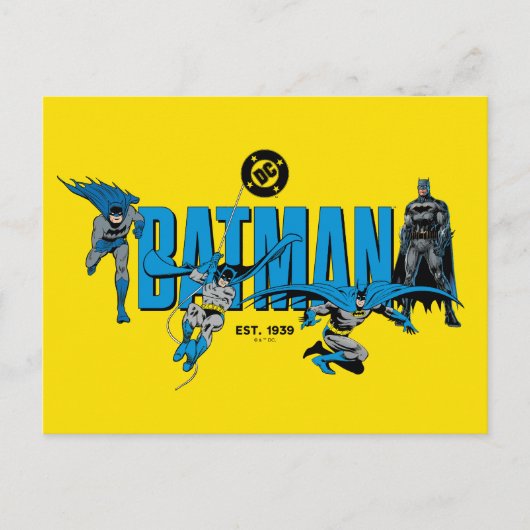 Carte Postale Graphisme Batman Legends Forever (Devant)