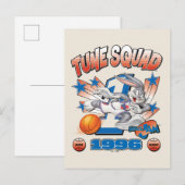 Carte Postale Graphisme de basketball SPACE JAM™ BUGS BUNNY™ #1 (Devant / Derrière)
