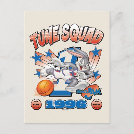 Carte Postale Graphisme de basketball SPACE JAM™ BUGS BUNNY™ #1 (Devant)