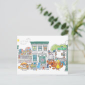 Carte Postale Graphisme de Doodley les amis de Sésame (Debout devant)