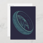 Carte Postale Graphisme de LA Bague Unique™ GOLLUM™ (Devant / Derrière)