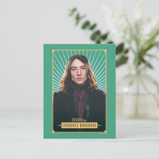 Carte Postale Graphisme de personnage de Credence Barebone (Debout devant)