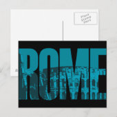 Carte Postale Graphisme de Rome (Devant / Derrière)