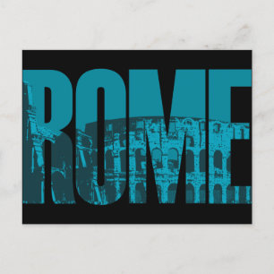 Carte Postale Graphisme de Rome
