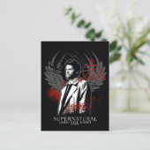 Carte Postale Graphisme graffiti de Castiel surnaturel (Debout devant)