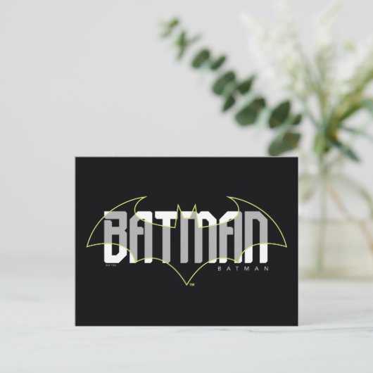 Carte Postale Graphisme Nom Hi-Tech Batman (Debout devant)