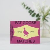 CARTE POSTALE GRAS GOOSE (Debout devant)