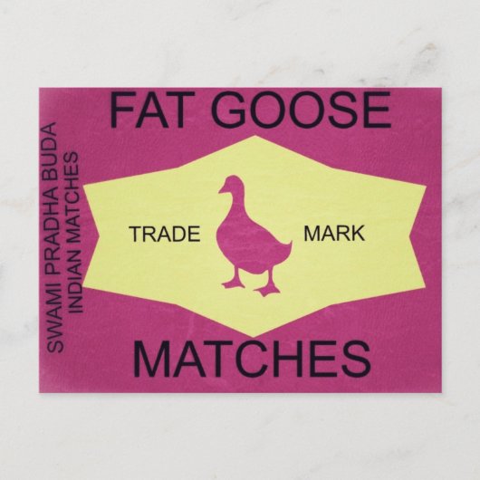 CARTE POSTALE GRAS GOOSE (Devant)