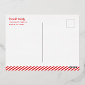 Carte postale Gras Merry & Bright Holiday Silver F (Verso)