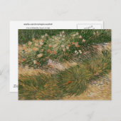 Carte Postale Grass & Butterflies (F460) Van Gogh Art (Devant / Derrière)