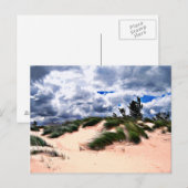 Carte Postale Grass Dune de plage de sable (Devant / Derrière)