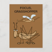 CARTE POSTALE GRASSHOPPER CENTRÉ (Devant)