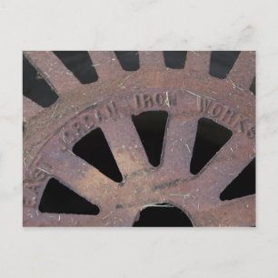 Carte Postale Grate de fer