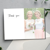 Carte Postale Grateful Bridesmaitres Photo Blank Merci