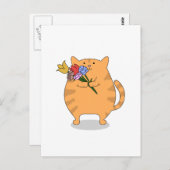 Carte Postale Grateful Kitty (Devant / Derrière)