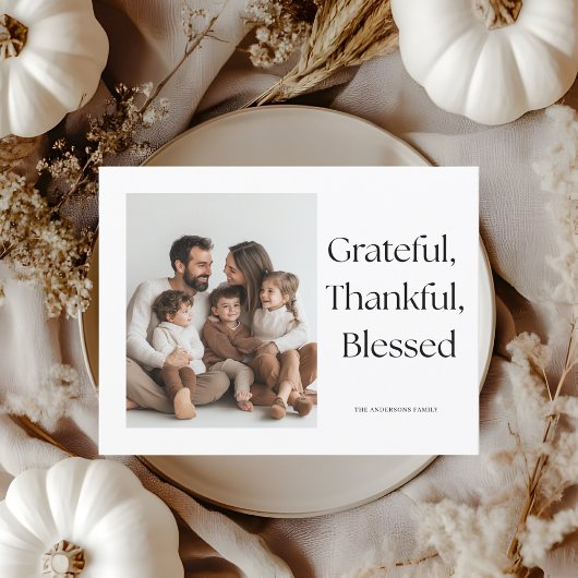 Carte Postale Grateful Thanksgiving Photo