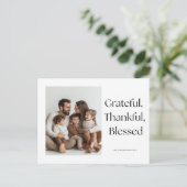 Carte Postale Grateful Thanksgiving Photo (Debout devant)