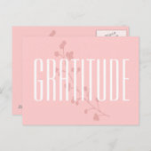 Carte Postale Gratitude (Devant / Derrière)