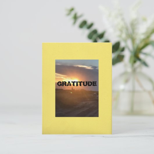 Carte Postale Gratitude (Debout devant)