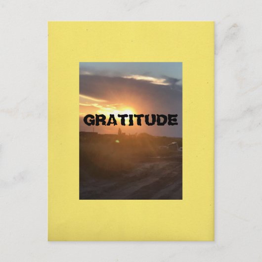 Carte Postale Gratitude (Devant)