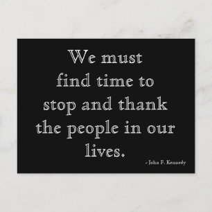 Carte postale Gratitude