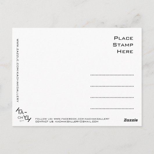 CARTE POSTALE GRATITUDE (Dos)