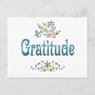 CARTE POSTALE GRATITUDE
