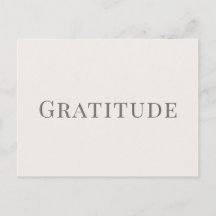 Gratitude – Conception de typographie minimale