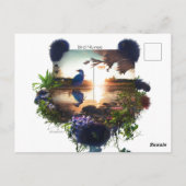 Carte Postale "Gratitude dévoilée : un merci sincère" (Dos)