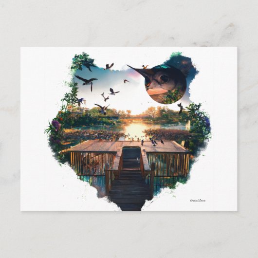 Carte Postale "Gratitude dévoilée : un merci sincère" (Devant)
