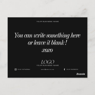 Carte Postale Gratitude en affaires : Un sincère merci