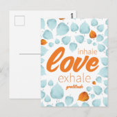 Carte Postale Gratitude Encouragement Succès Conseils de vie Cit (Devant / Derrière)