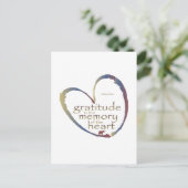 Carte Postale "Gratitude - Mémoire du Coeur" (Debout devant)