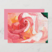 Carte Postale Gratitude rose (Devant / Derrière)