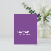 Carte Postale Gratitude - Thpense Shapers™ (Debout devant)