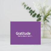 Carte Postale Gratitude - Thpense Shapers™ (Debout devant)