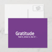Carte Postale Gratitude - Thpense Shapers™ (Devant / Derrière)