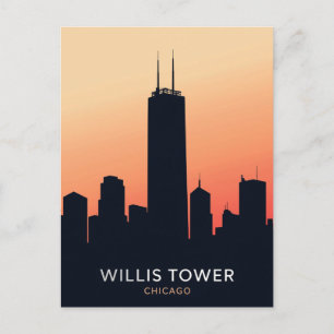 Carte Postale Gratte-ciel de Chicago