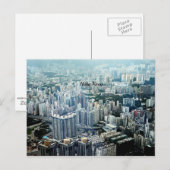 Carte Postale Gratte-ciel de Hong Kong (Devant / Derrière)