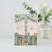 Carte Postale Gratte-ciel de Philadelphie (Debout devant)