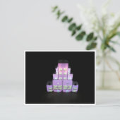 Carte Postale gratte-ciel rose (Debout devant)