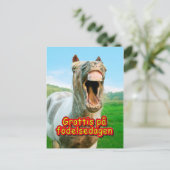Carte Postale Grattis på födelsedagen (Debout devant)