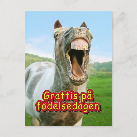 Carte Postale Grattis på födelsedagen (Devant)