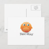 Carte Postale Gratuit câlins petite créature (Devant / Derrière)