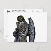 Carte postale Grave Statue (Devant / Derrière)