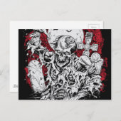 Carte Postale Grave Zombie (Devant / Derrière)