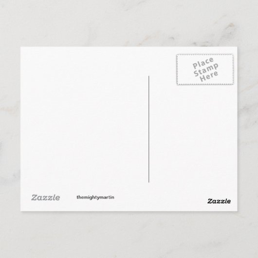 Carte postale Graverobber (Dos)