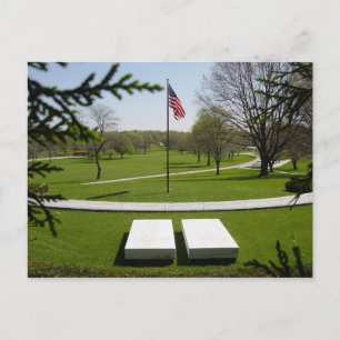 Carte Postale Gravesite, Président Herbert et Lou Hoover, Iowa